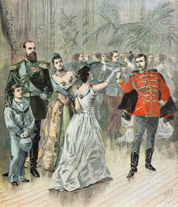 El zar Alejandro III y su familia de Henri Meyer