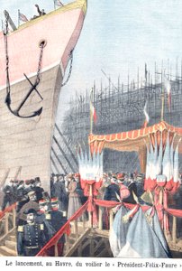 Inauguración del velero FelixFaure, Le Havre de Henri Meyer