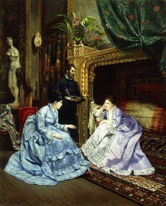 El estudio del artista, 1874 de Henri Pierre Hippolyte Dubois