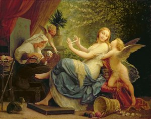 Inocencia seducida por el amor, 1886 de Henri Pierre Picou