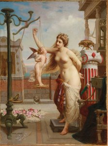 Pesando a Cupido de Henri Pierre Picou