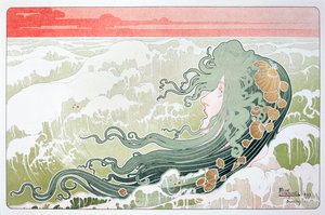 La Ola (La Vague) Póster de Henri Livemont de Henri Henri Antoine Théodore Livemont