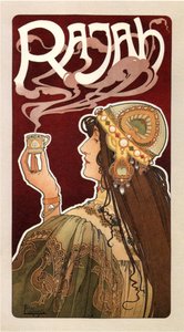Póster de Café Rajah de Henri Henri Antoine Théodore Livemont