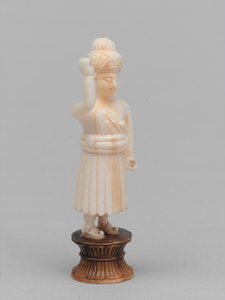 Peón negro, pieza de ajedrez, India, c.1820 de Henri Renaud