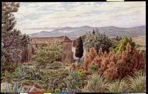 Paisaje. Dibujo de Henri RIVIERE (1864-1951) de Henri Rivière