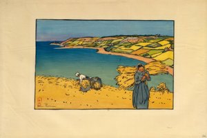 La bahía de Launay (Loguivy) de Henri Rivière