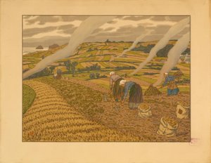 Trabajo en el campo de Henri Rivière
