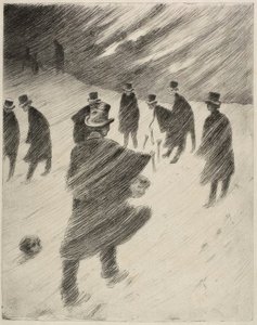 Ceremonia fúnebre de Henri Rivière