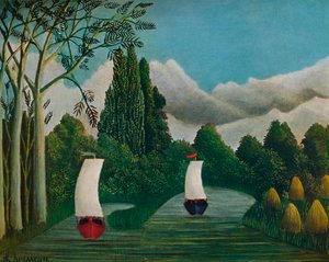 Orillas del Oise, 1905 de Henri Rousseau