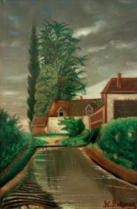 El molino de agua de Henri Rousseau