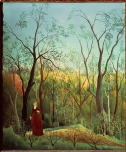 El paseo en el bosque de Henri Rousseau