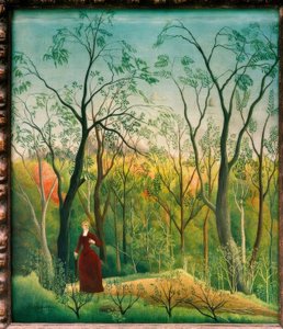 El paseo en el bosque de Henri Rousseau