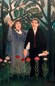 La musa inspirando al poeta de Henri Rousseau