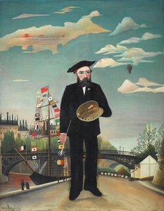 Yo mismo: retrato - paisaje de Henri Rousseau