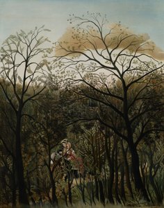 Cita en el bosque de Henri Rousseau