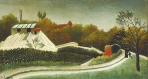 Aserradero, Afueras de París de Henri Rousseau