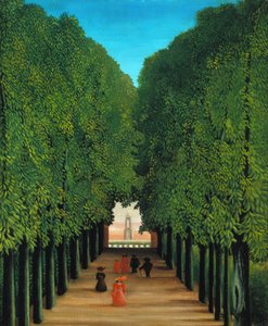 La avenida en el parque de Saint Cloud de Henri Rousseau