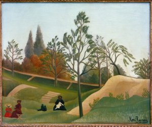 Vista de las fortificaciones de Henri Rousseau