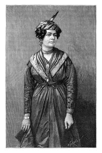 Una mujer criolla de Martinica, c. 1890 de Henri Thiriat