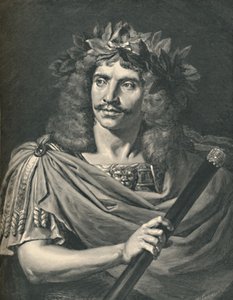 Molière como Julio César en la tragedia de Pompeyo, 1886