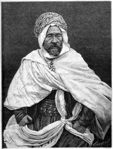 El Agha de Tugurt, c1890 de Henri Thiriat