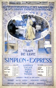 Tren de lujo Simplon Express