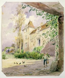La Casa de Armande Bejart (1642-1700) en Meudon, c.1906 de Henri Toussaint