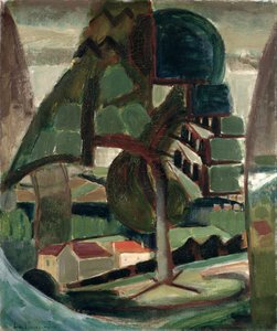 Paisaje de Meulon-Hardricourt de Henri Victor Gabriel Le Fauconnier
