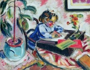 Pequeña colegiala de Henri Victor Gabriel Le Fauconnier