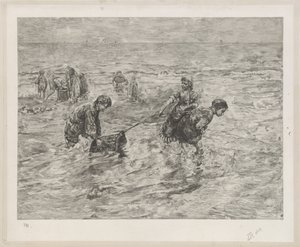Niños junto al mar