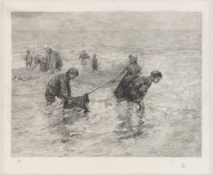Niños junto al mar