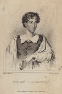 Charles Robert Maturin, clérigo protestante irlandés; novelista y dramaturgo de Henri after Meyer