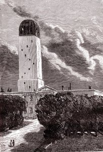 Observatorio de Cambridge, "De la Tierra a la Luna" de Julio Verne