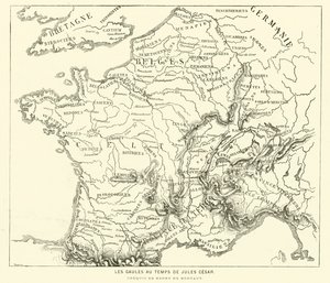 Tierras de los galos en la época de Julio César de Henri de (after) Montaut
