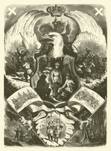 Soldados y uniformes del ejército polaco durante el levantamiento de 1863-1864 contra el dominio ruso
