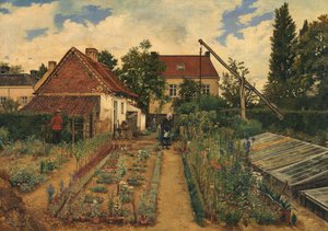 El jardín de flores de Henri de Braekeleer