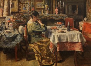 La comida (óleo sobre lienzo)