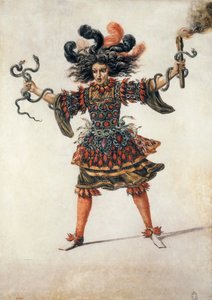 Traje de ballet de la furia