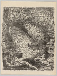 Las vendimias!: Siete búhos y una serpiente, c. 1900