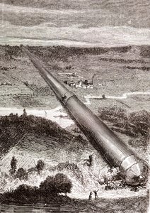 La pistola espacial gigante de J.T. Maston