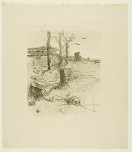 Un Cementerio en Galicia, de Au Pied du Sinaï de Henri de Toulouse-Lautrec