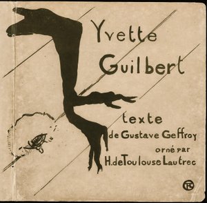 Portada del álbum de Yvette Guilbert de Henri de Toulouse Lautrec