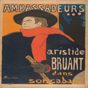 Ambassadeurs Aristide Bruant in seinem Kabarett
