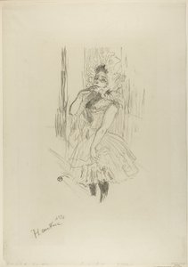 Anna Held, en Toutes ces Dames au Théâtre de Henri de Toulouse-Lautrec