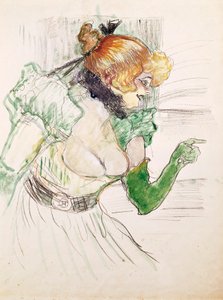 Artista con guantes verdes - Cantante Dolly de Star en Le Havre