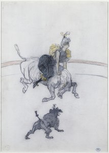 En el circo: El saludo, 1899 de Henri de Toulouse Lautrec