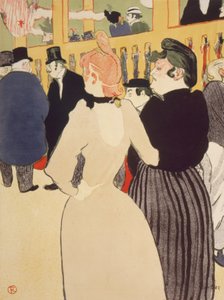 En el Moulin Rouge de Henri de Toulouse Lautrec