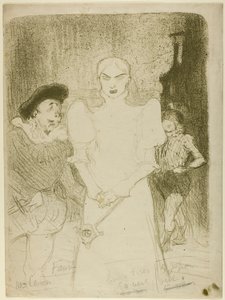 En la ópera: Madame Caron en Fausto de Henri de Toulouse-Lautrec