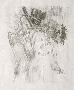 Au pied du Sinaï: Arrestación de Schlomé Fuss de Henri de Toulouse-Lautrec