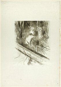 Barón Moïse, la caja, de Au Pied du Sinaï de Henri de Toulouse-Lautrec